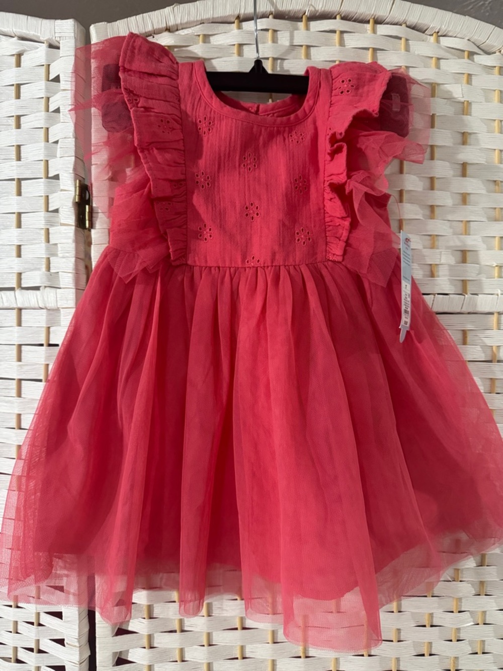 Cat & Jack Coral Pink Tulle Dress